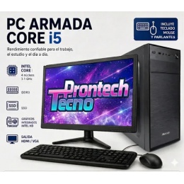 755092-MLA111524740952_062026,Pc I5 Ram 8/16gb Ssd240/480gb Win11 Oficce Kit Led 22  Free 480 Gb 16 Gb Integrada