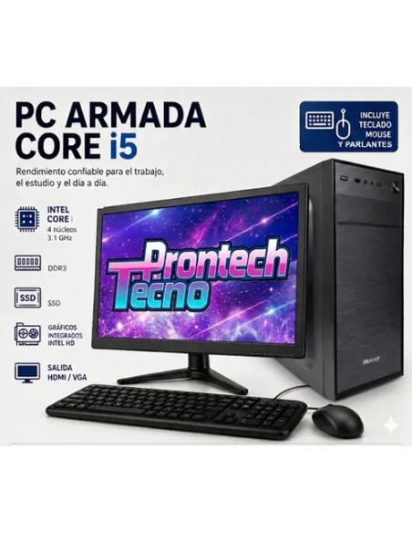 983983-MLA112481576553_052026,Pc  I5 Ram8gb Ó 16gb Ssd120gb+hdd500gb W11 Office Kit Led22  620 Gb 16 Gb Integrada