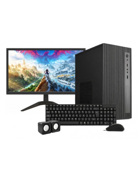 983555-MLA110937016073_042026,Pc Intel Dual Core 8gb Hdd 1000gb Kit Led19 Win10 Office* 1000 Gb 8 Gb Integrada